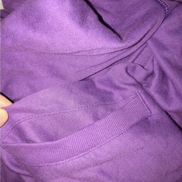 Ladies Purple “LSU” Cardigan - Picture 9 of 11